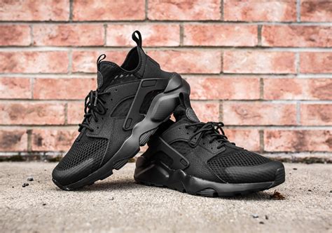 nike air huarache run ultra triple black|huarache triple black 2021.